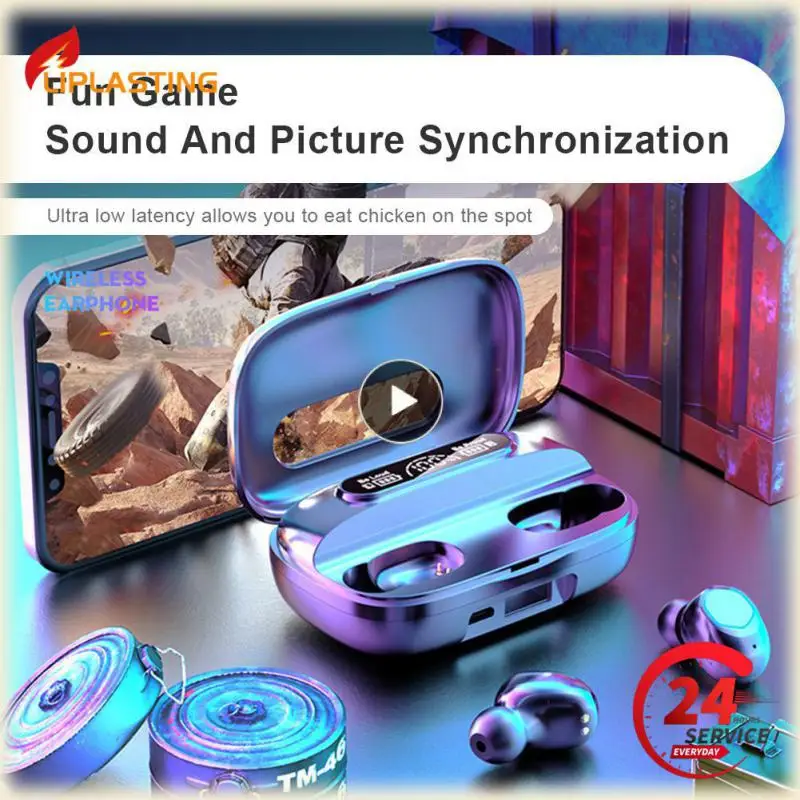 

Tws Headset Digital Display Sport Earbuds In-ear Waterproof Headset M9 Tws Earphone Mini Stereo bluetooth-compatible