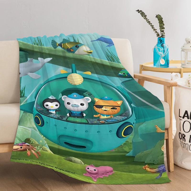 

The Octonauts Cute Throw Blanket Nordic Decorative Bed Blankets Sofa Summer Bedroom Decoration Boho Home Decor Bedspread Fleece