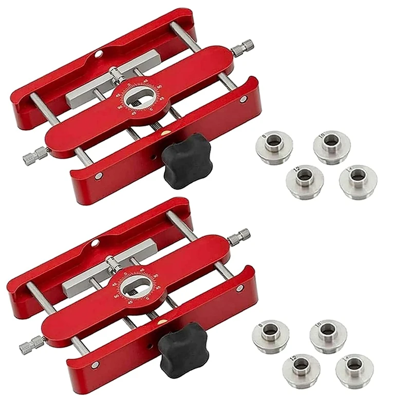

Precision Mortising Jig and Loose Tenon Joinery Jig 2 in 1 Punch Locator, Engraving Machine Punching Locator,Set of 2