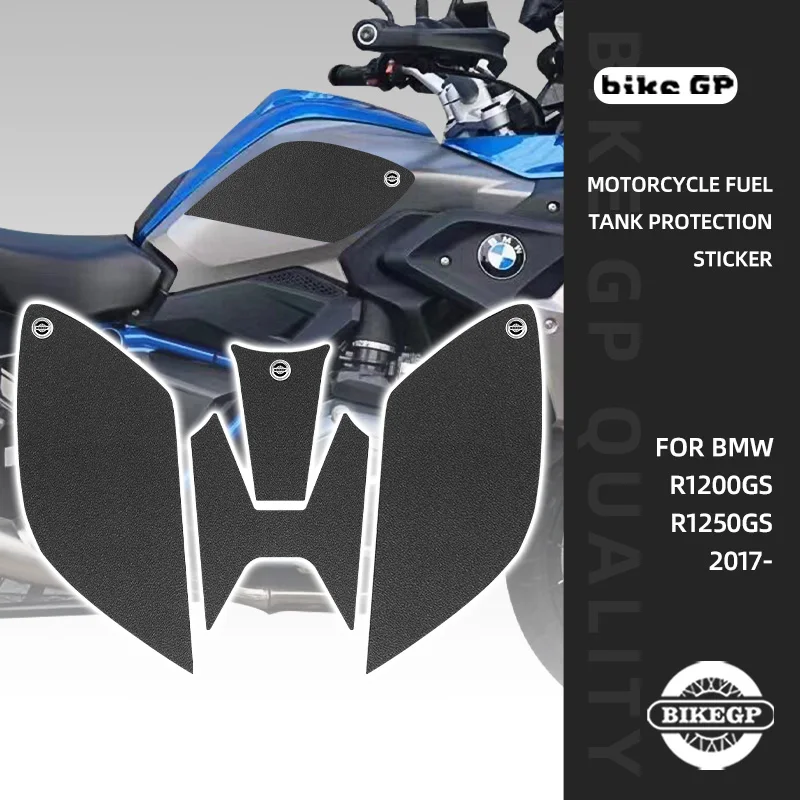 

Motorcycle Tank Pad Stickers For BMW R1200GS 2017-2019 R1250GS 2020-ON Rubber Scratch Resistant Protector Cover Matte Sticker