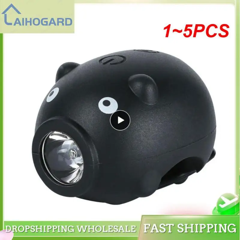 

1~5PCS Adjustable Children Safe Multi-functional Bike Light Convenient Usb Charging Usb Charging Night Riding Lights Durable