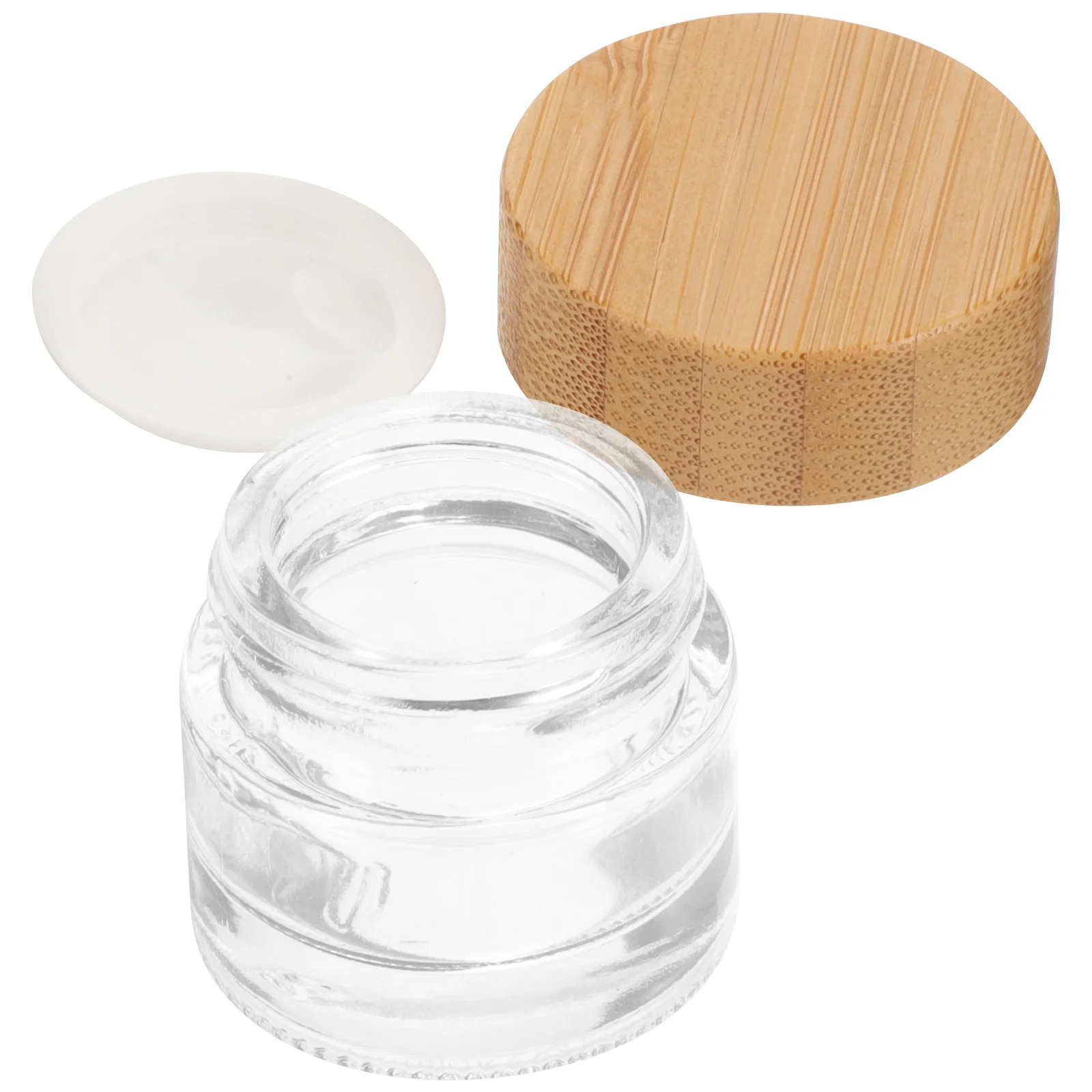 Travel Jars Small Sugar Scrub Containers Sample Wood Mini Lids Cream