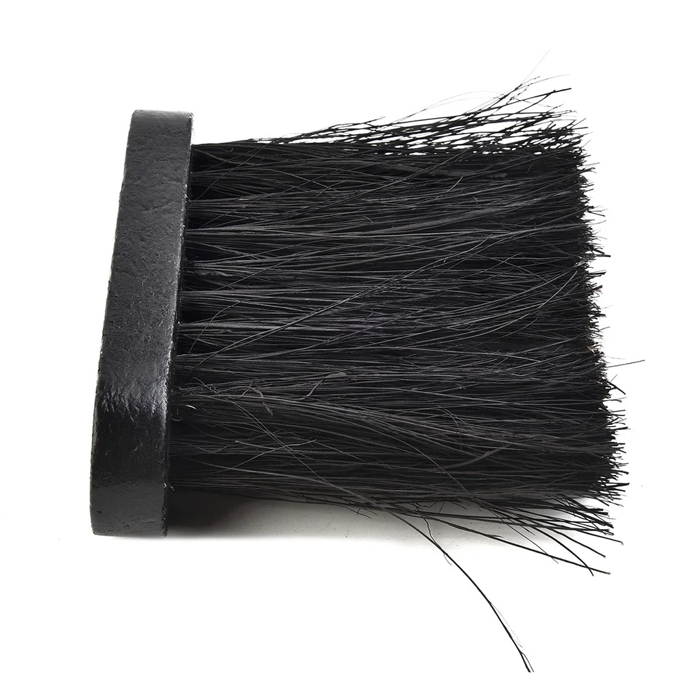 

Fireside Brush Fireplace Brush Wooden 1Pc Black Brush Fire Fireplace Universal Hair Length 8cm Handle11*3.3*1.3cm