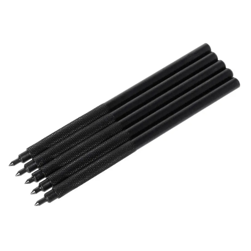

94PD 5Pcs Carbide Tip Pocket Alloy Scriber Scribe Pen For Ceramic Metal Glass Plate