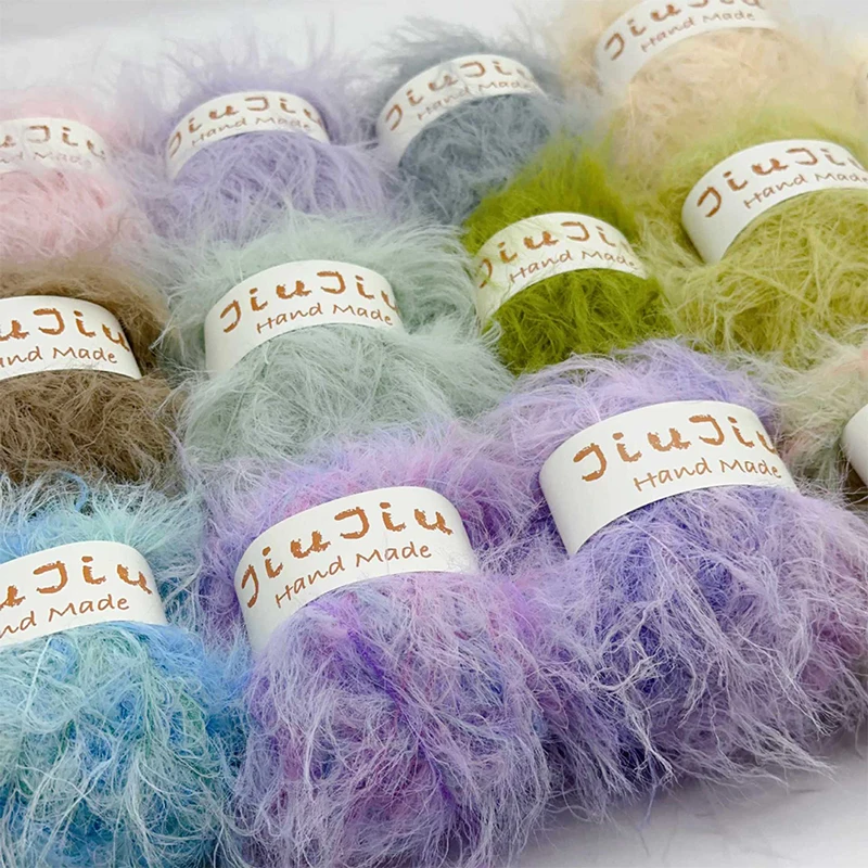 50 г/рулон пряжа из искусственного меха норки