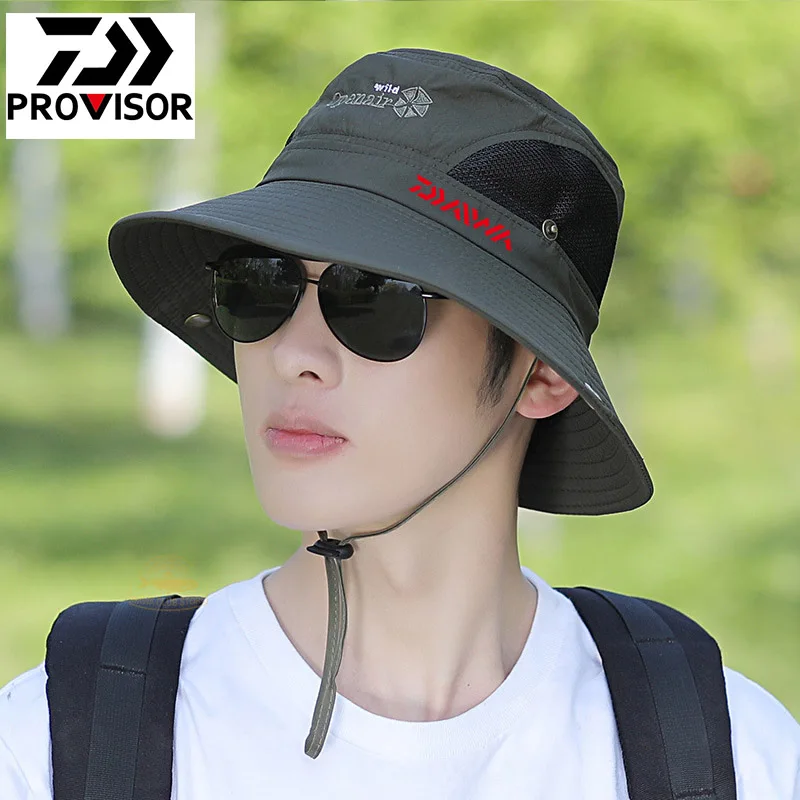 

2022 new DAWA fishing hat climbing hat men's summer sunshade beach hat sun hat sun hat summer DAIWA fishing hat fisherman hat