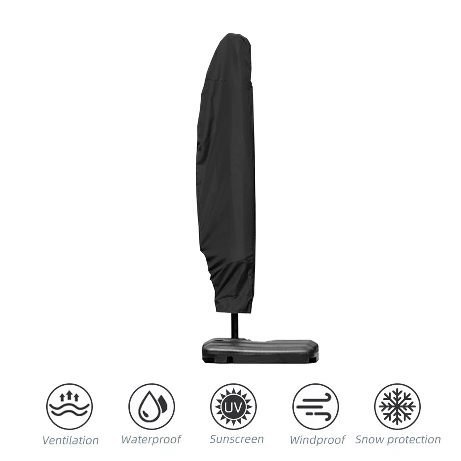 

4 размера Водонепроницаемый чехол для зонта из ткани Оксфорд для улицы зонтик для сада устойчивый к атмосферным воздействиям зонт для патио...