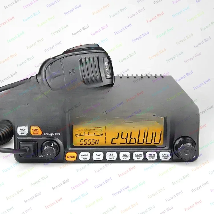 AnyTone 5555N II 60 Вт SSB Высокомощное CB-радио 27 МГц с дальнего действия 28 000-29 700