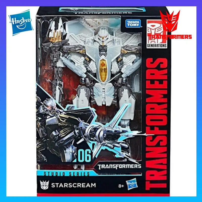 

In Stock Hasbro Transformers Official Studio Series Ss06 Starscream Deformation Robot Action Figure Model Toys Boys Collection