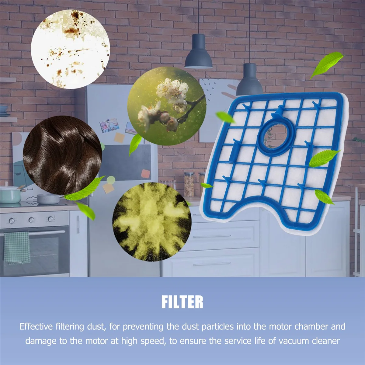 Запчасти для робота-пылесоса Philips FC8820 FC8810 FC8812 FC8822 FC8830 FC8832 FC8932 сменные фильтры HEPA