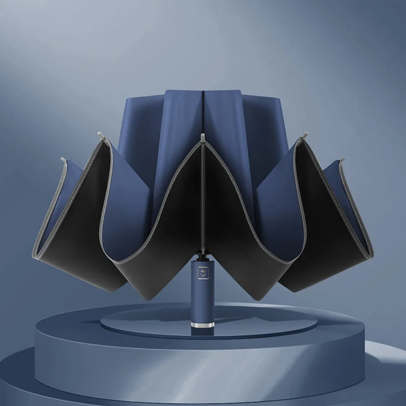 

New Automatic Reverse Folding Umbrella Sunscreen Vinyl Umbrella Men's Umbrella Women's Umbrella