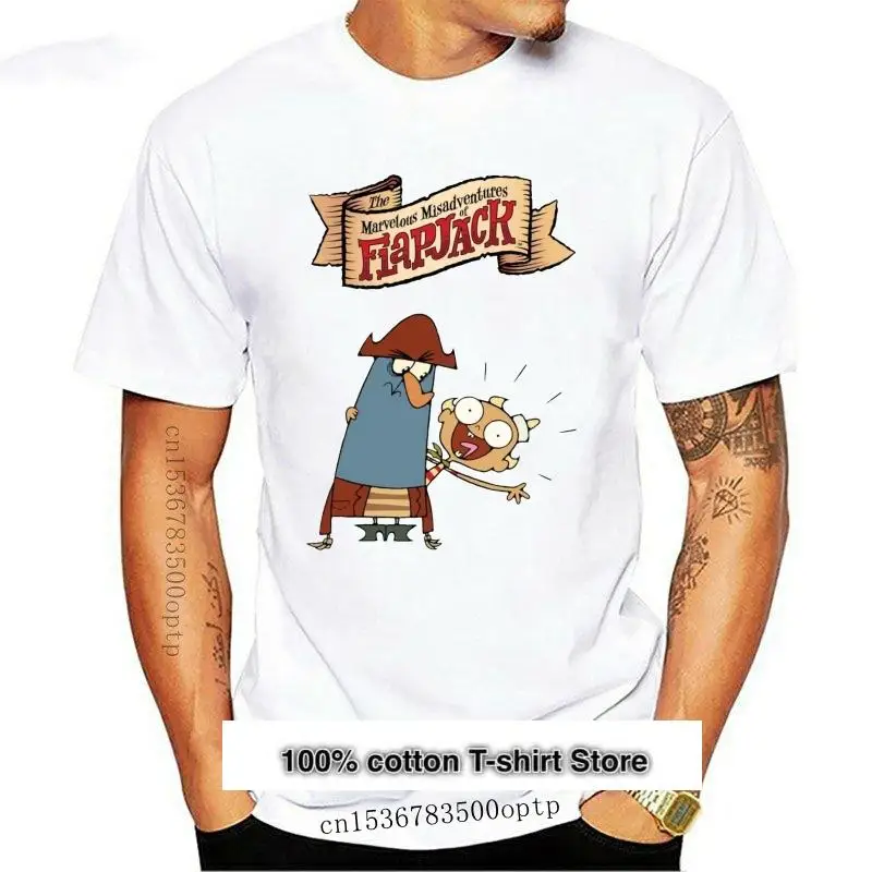 Camiseta de The wonderful misadventure Of Flapjack para hombre camiseta Natural informal personalted newest
