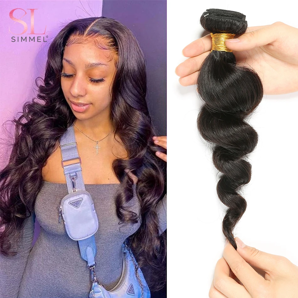 

Loose Deep Wave Bundles Brazilian Remy Hair Loose Deep Wave Bundles Human Hair 1-4 Bundles Weave Bundles Natural Hair Extensions
