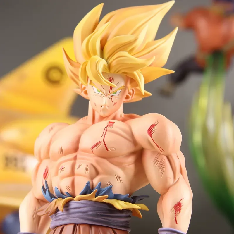 Фигурка Сон Гоку 31 см, модель Dragon Ball Z, коллекционная статуэтка DBZ SSJ, игрушка, аниме, Супер Сайян, коллекция GK, украшение, подарок (art.: 3920dbc838152) - 3920dbc838152