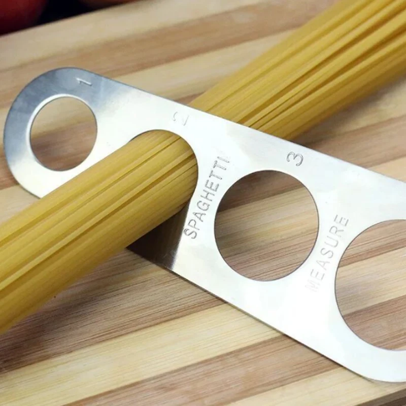 Измерительный инструмент из нержавеющей стали линейка для спагетти с 4