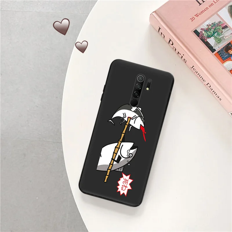 Фото Чехол для телефона Redmi A2, A1, K60, K50, K40, 9T, 9C, 9A, Note 9, 9S, 8T, 8, 7, Xiaomi CC9Pro, корова, свинка, кот, милая лягушка, мягкий черный противоударный чехол №2