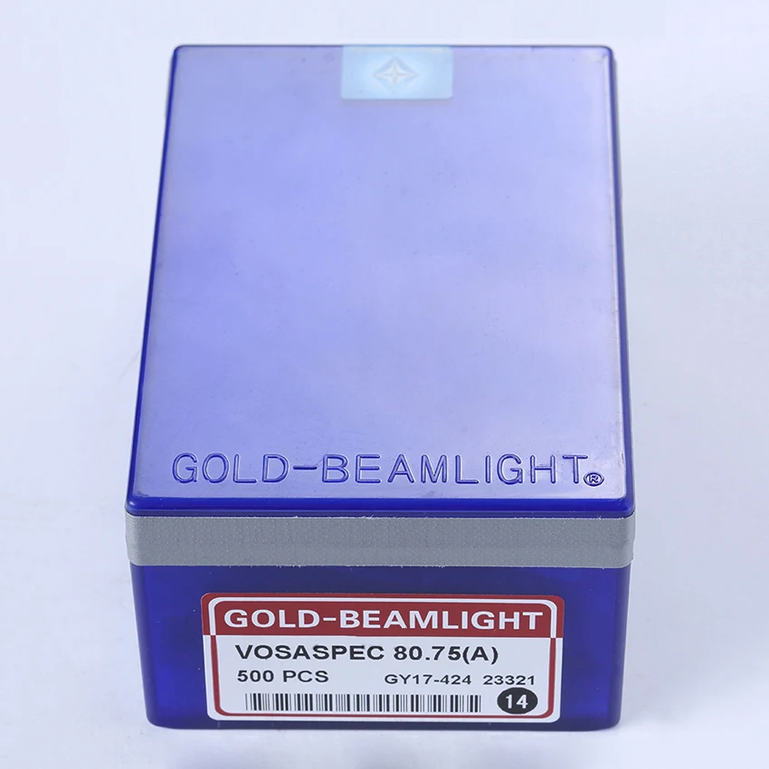 Фото 250 шт. GOLD-BEAMLIGHT VOSASPEC 80.75(A) 14G Маленькие крючки-иглы для китайских компьютеризированных плосковязальных машин №5
