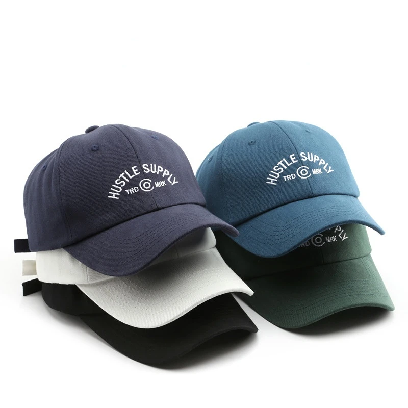 

Cotton Baseball Caps Letters High Quality Cap Men Women Hat Black Cap Dad Hats Korean Women's Fashion Letter Embroidery Sun Hat