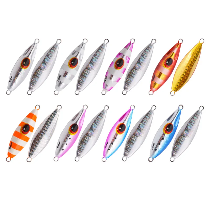

Metal Jigs Spoon Lure 30g 40g 60g 80g Trout Tuna Spoon Slow Shore Casting Jigging Lurecuchara española pesca Fishing Tackle