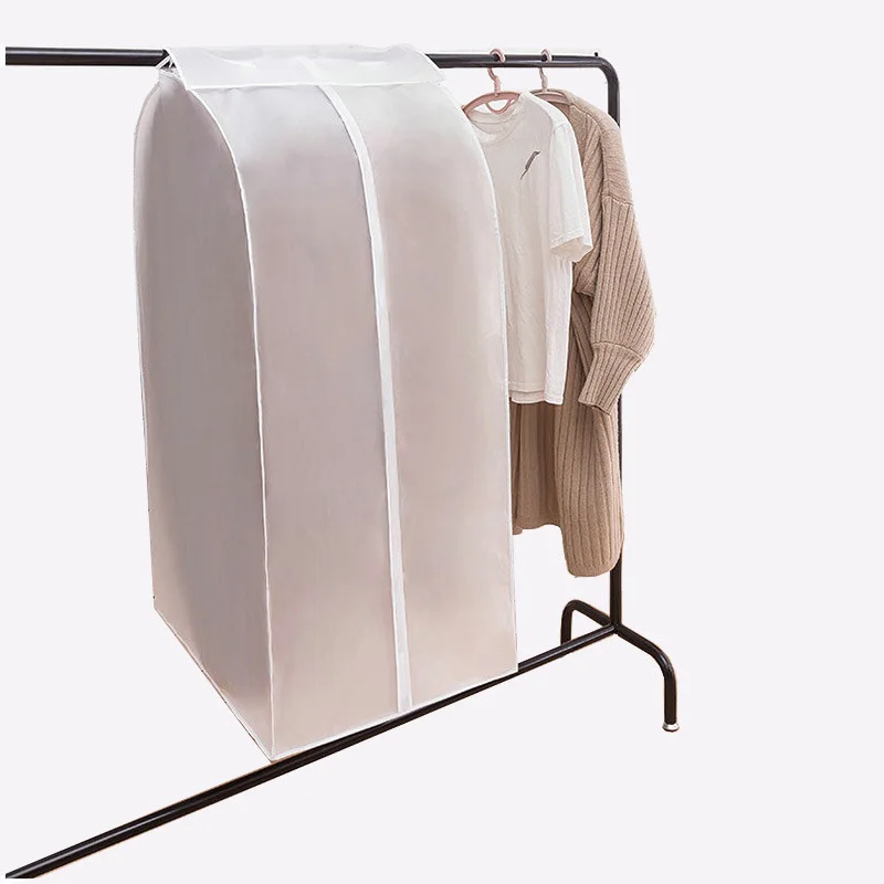 

1pc Transparent Clothes Dust Cover Dress Hanging Storage Bag Home Wardrobe Dustproof Organizer Coat Garment Waterproof Protector