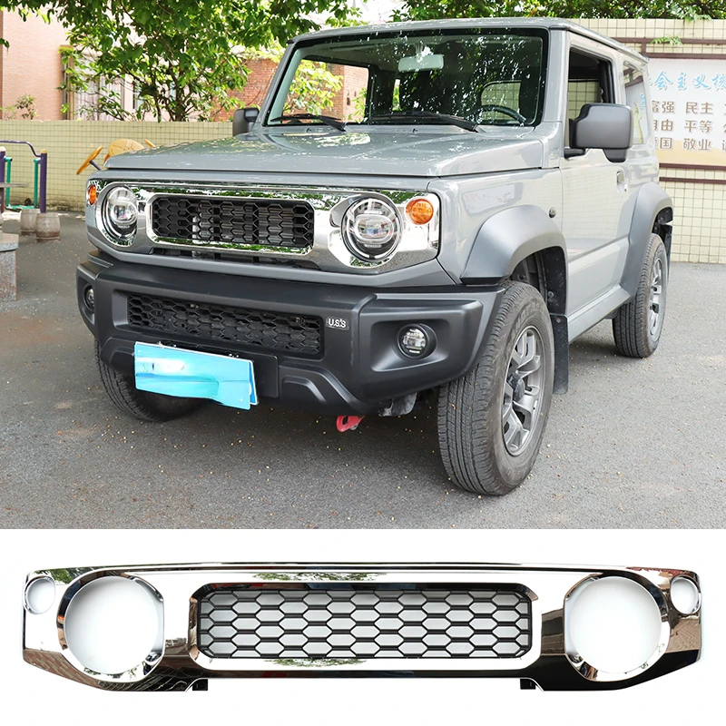 

Решетка радиатора для автомобиля, для Suzuki Jimny JB64, JB74W, 2019, 2020, Черная