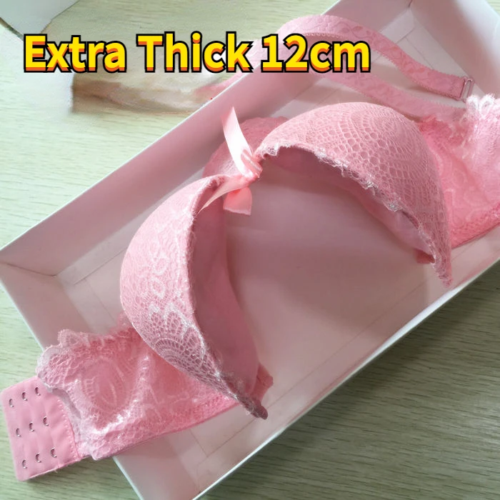 Female underwear  Small Bra Without Steel Ring, Thickened Underwear Sexy bra Extra Thick 12cm Bra Side Breast