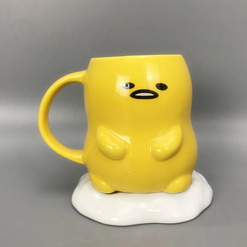 Кавайная экшн-фигурка Гудетама ленивое яйцо игрушка мультяшное керамическая