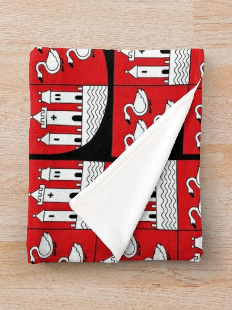 Герб Zwickau Германия Декоративное одеяло Роскошные тонкие одеяла