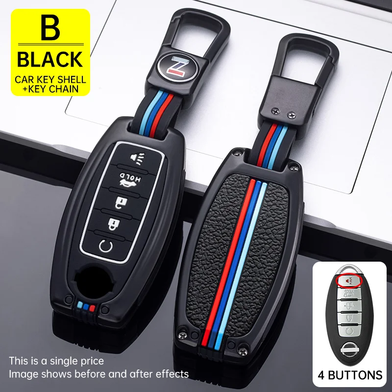 

3 4 5 Button Car Key Case Cover for Nissan Altima Maxima Murano Rogue Sentra 370z Pathfinder Keyless Entry Remote Protect Shell