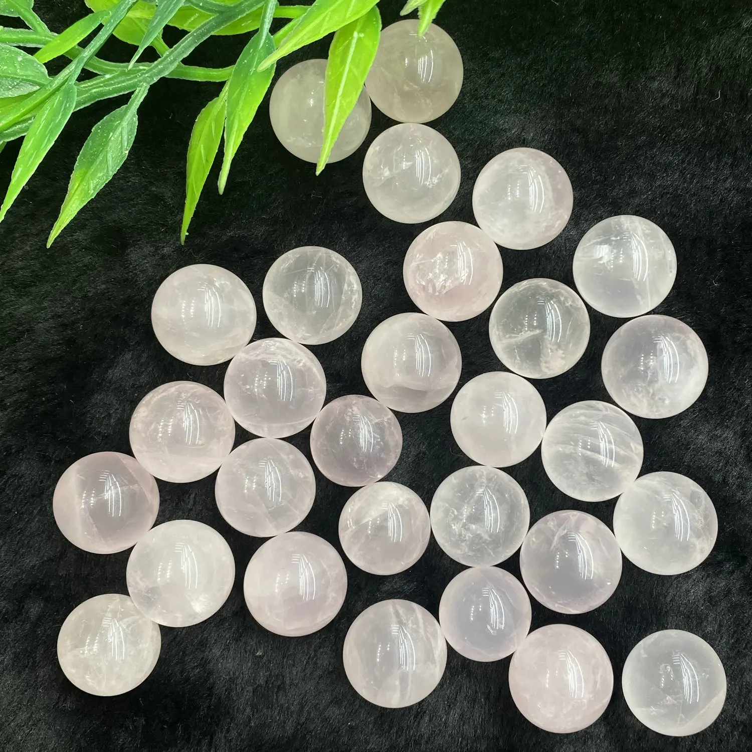 

1 Piece Natural Pink Rose Magic Quartz Crystal Healing Reiki Ball Sphere Decor