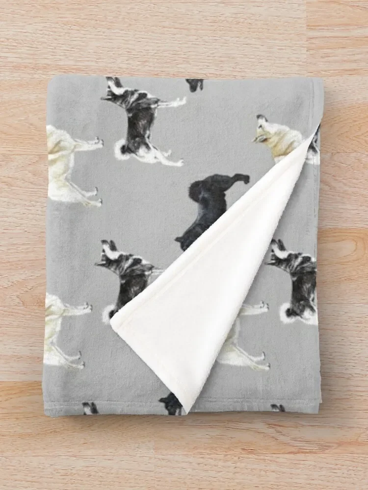 Норвежское одеяло Buhund с повторяющимся узором одеяла и пледы декоративные