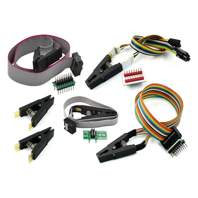 Тестовый зажим для программатора SOP8 Восьмиконтактный BIOS Широкий и узкий корпус