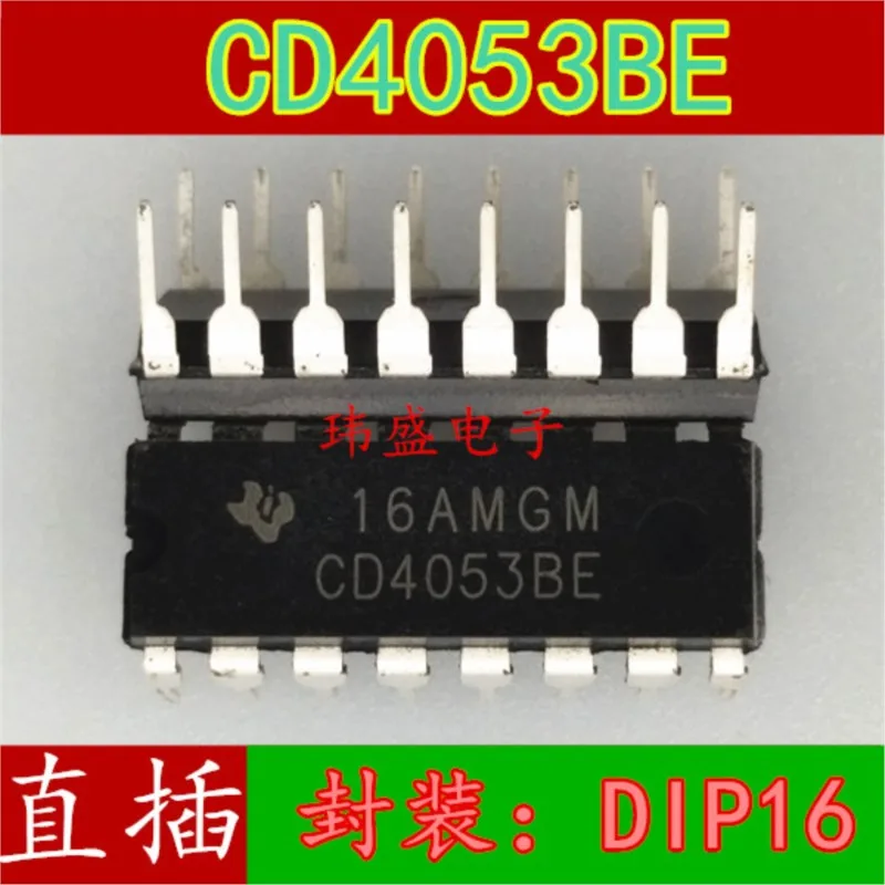 

(10 шт.) CD4053BE CD4052BE CD4060BE CD4017BE DIP-16 новый оригинальный