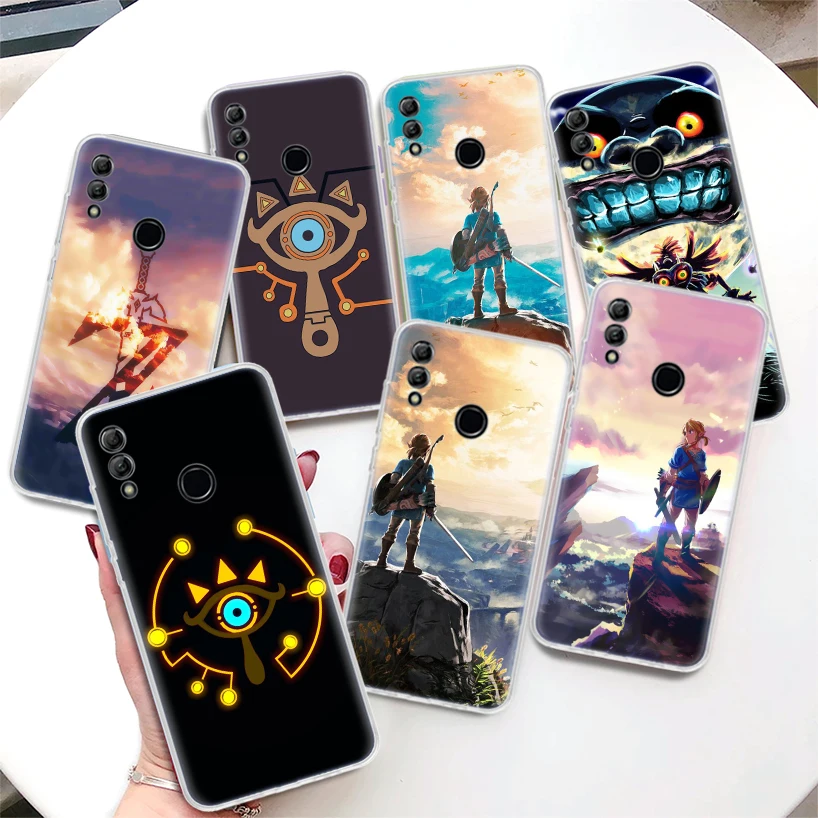 Z-Zeldas-Majoras Mask Coque Phone Case For Huawei Honor 8A 8S 8X 9X 10 Lite 9 20 Pro Y5 Y6 Y7 Y9S P Smart Z 2019 2021 Soft Cover