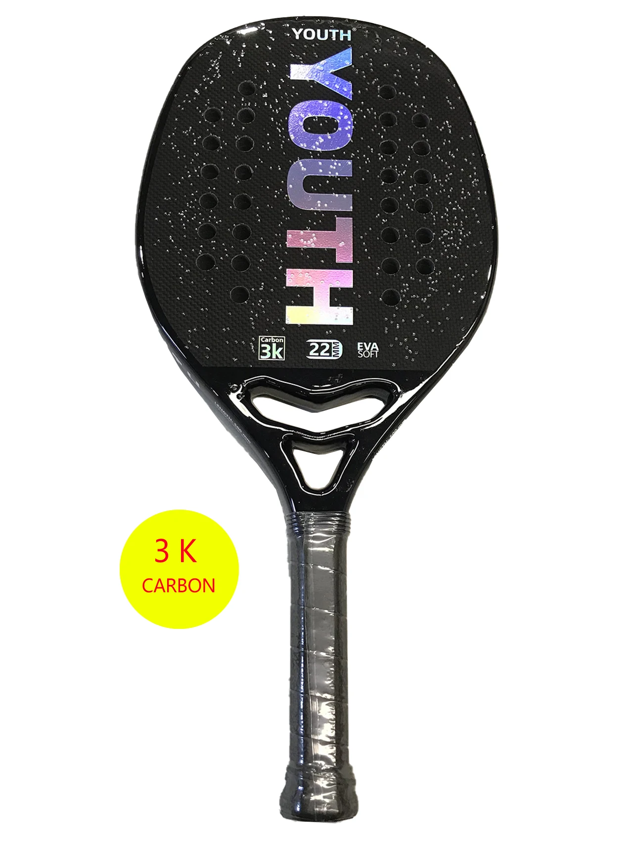 Beach Tennis Padel Racket Pop Paddle Raquete Tênis Surface 330G Color Soft Eva Para Hombre Kevlar Tenis