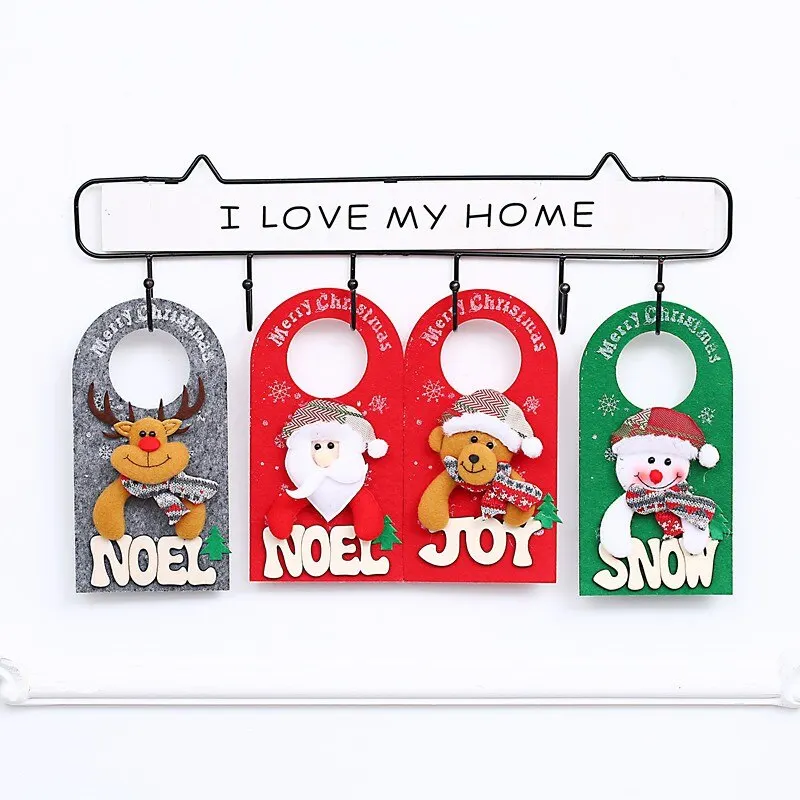 Подвесная гирлянда в форме Санта-Клауса