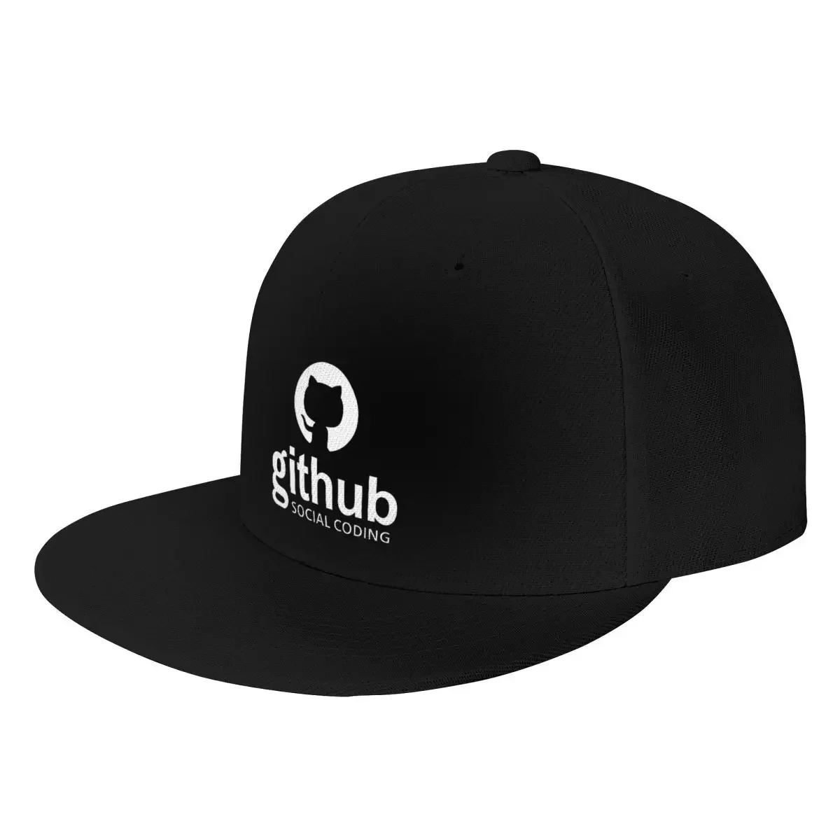 Фото Github социальная кодировка шляпы в стиле хип-хоп уличные регулируемые повседневные бейсболки солнцезащитная шляпа №1
