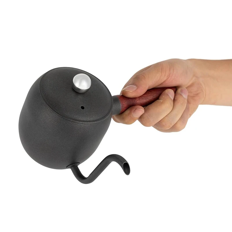 Кофейник из нержавеющей стали мини-чайник с гусиной шеей 500 мл портативный