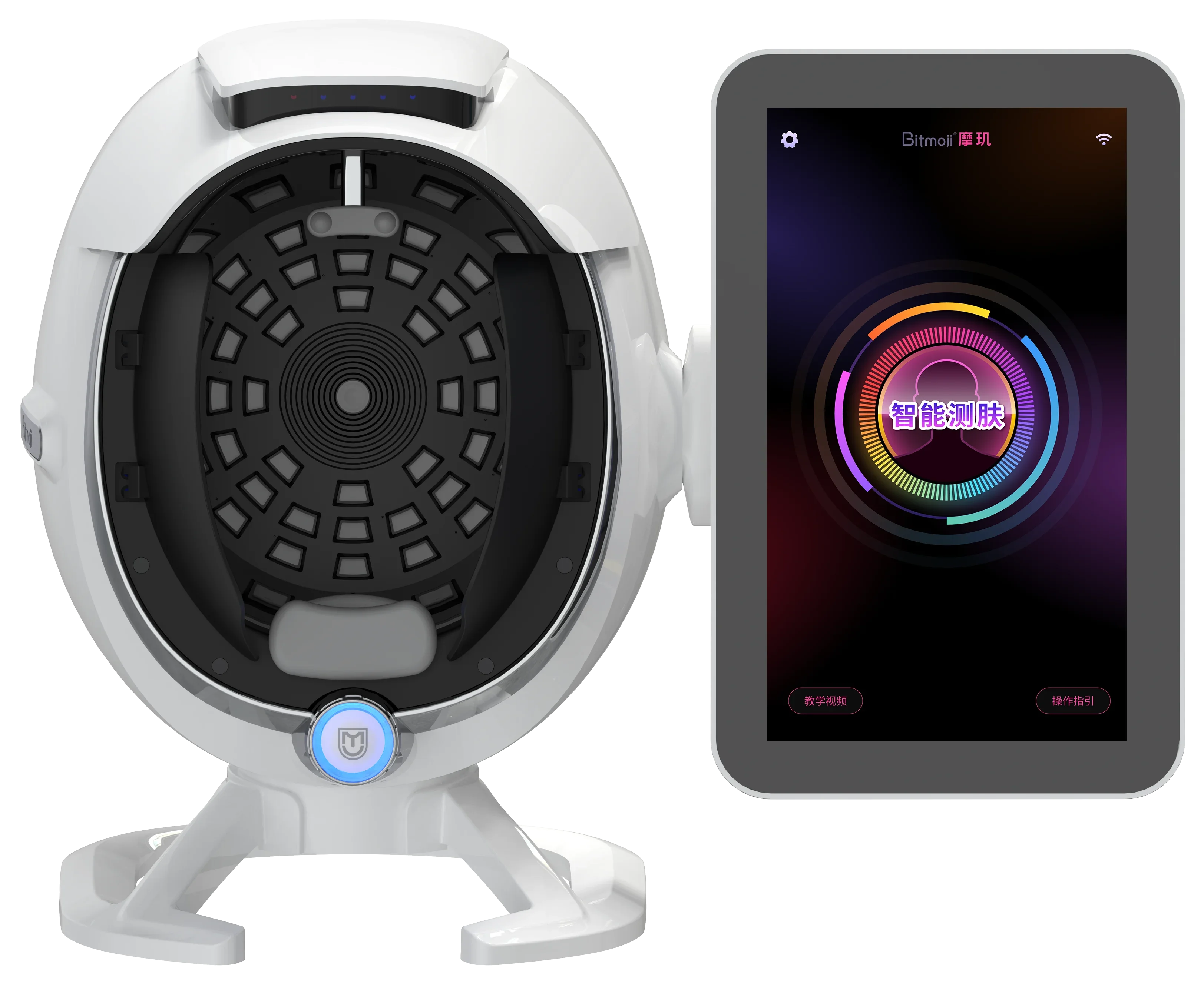 BitMoji A6 MAX AI Smart 3D Детектор кожи 8-спектрный цифровой анализатор Машина для анализа