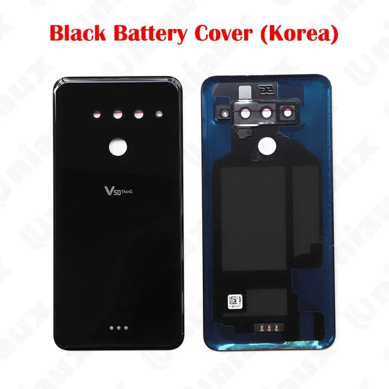 Стеклянная крышка батарейного отсека для LG V50 ThinQ 5G LM-V500N V500 задняя стеклянная