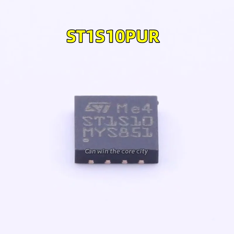 

10 pieces ST1S10PUR ST1S10 Power chip switch regulator chip package QFN-8 new original