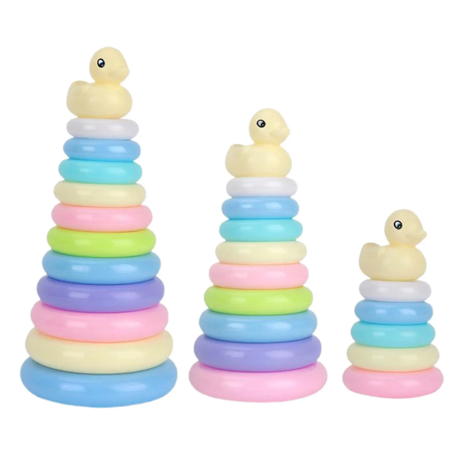 

Montessori Baby Stacking Rings Tower Toys Fun Activity Stack Up Stacker