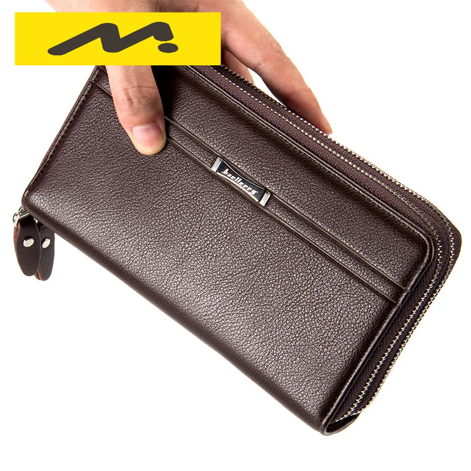 

2023 New Men Clutch Wallets Men's Long Purse Business Large Capacity High Quality Brand Male Purse Wallets for Men