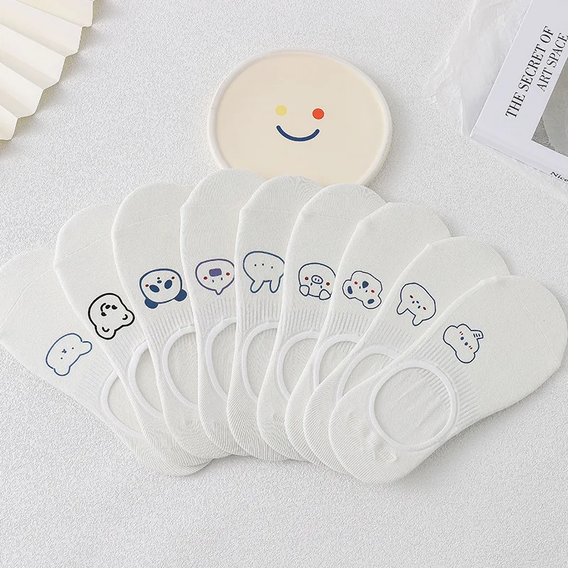 

4 шт. = 2 парта/лот носки в виде кролика коровы сердца животных хлопковая Повседневная теплая женская уличная одежда искусственная короткая с...