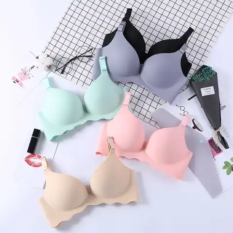 New Sexy Seamless Women Bra Wireless Brassiere Push Up Bra Underwear Breathable Thin Bralette Girls Female Intimates Bras