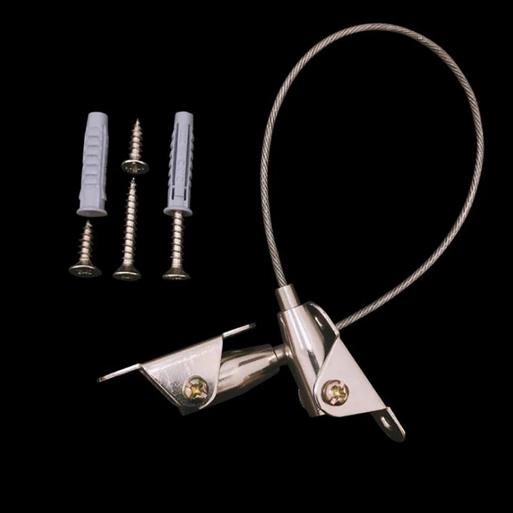 

5Pcs/Sets Furniture Anti-rewind Button For Cabinet TV cabinet Adjustable anti-overturn furniture holder Metal anti-rewind strap