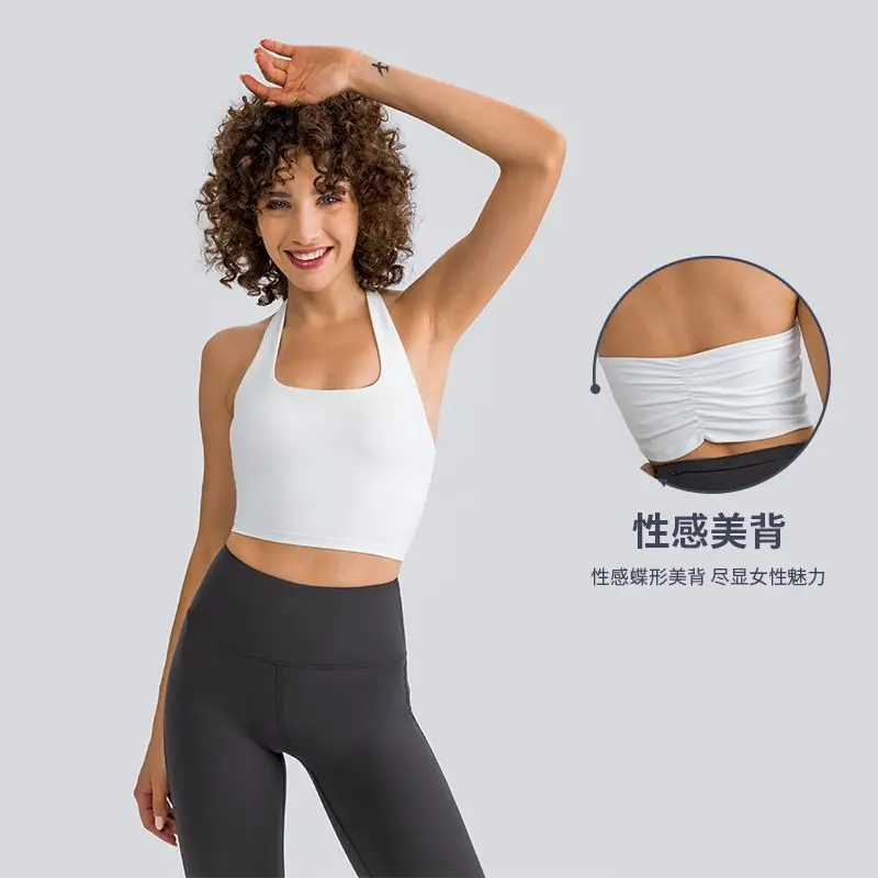 

Женский спортивный бюстгальтер U-образной формы, сезон осень-зима 2022, ударопрочный топ для бега, занятий йогой, бега в тренажерном зале, базо...