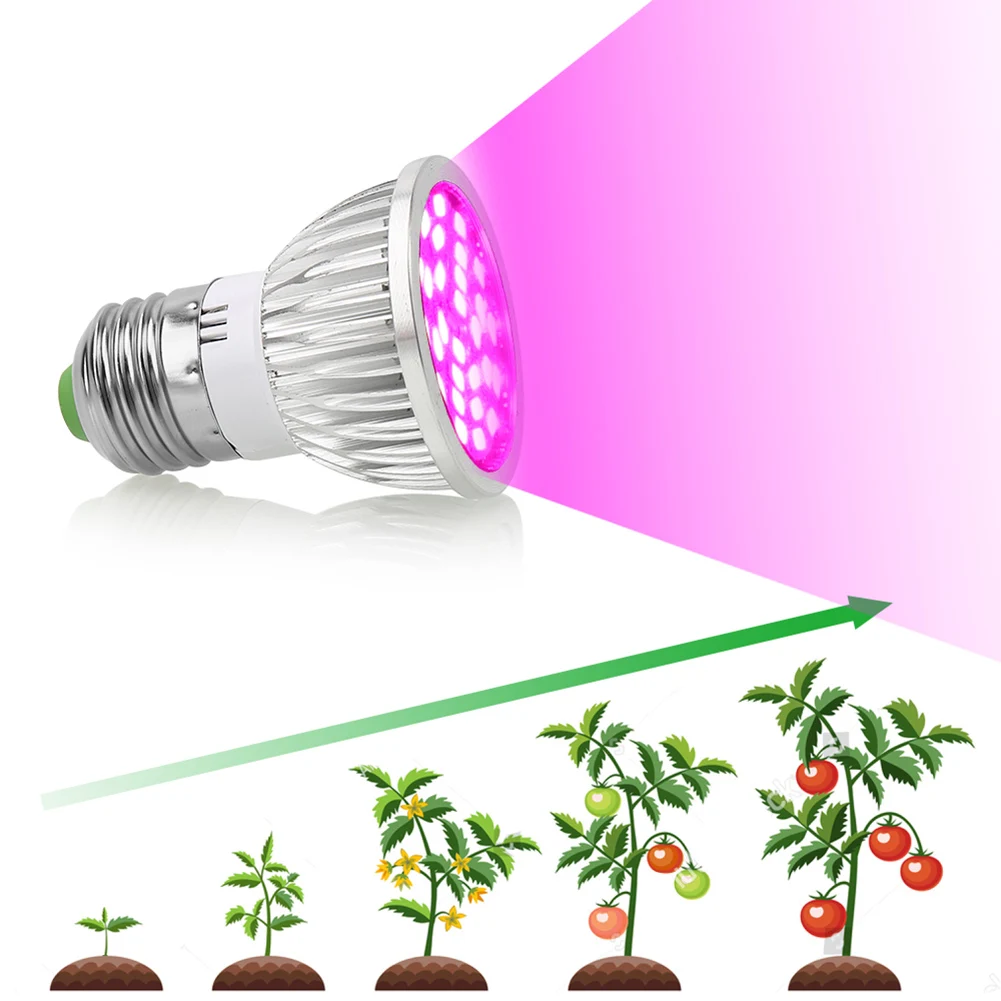 

LED Grow Light Full Spectrum Plants Lapms Growing Light for Indoor Greenhouse Seedlings Flowers Indoor Led Grow Light
