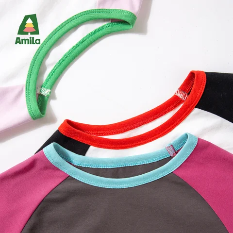 Детская футболка Amila 2026 весна хлопок
