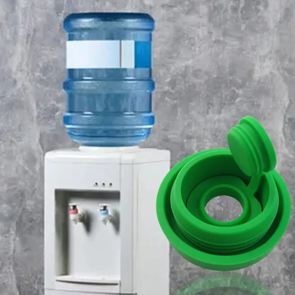 

Durable Water Bottle Cap Easy to Clean Water Jug Cap Practical Reusable Silicone Bottled Water Poke Lid Press-on